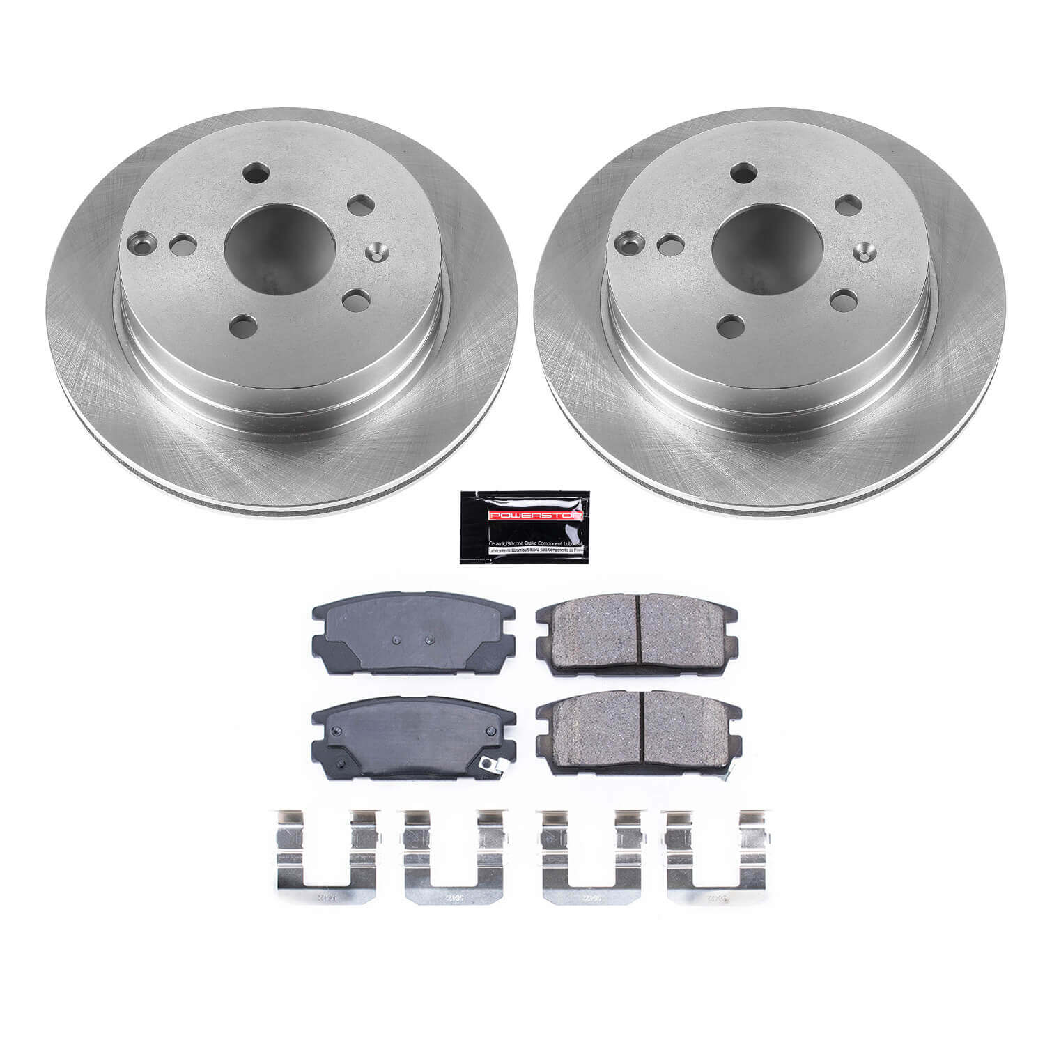 Power Stop KOE5558 Autospecialty - 1-Click Daily Driver Brake Kits (Rear) for 2010-2017 Chevrolet Equinox product image