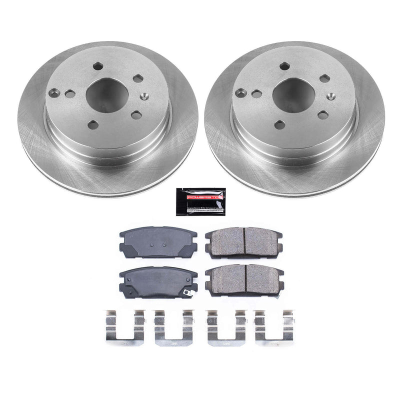 Power Stop KOE5558 Autospecialty - 1-Click Daily Driver Brake Kits (Rear) for 2010-2017 Chevrolet Equinox product image