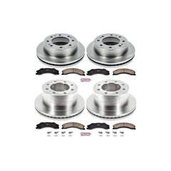 Power Stop KOE5560 Autospecialty - 1-Click Daily Driver Brake Kits (Front And Rear) for 2011 Chevrolet Silverado 3500 HD product image