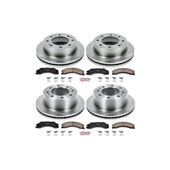 Power Stop KOE5561 Autospecialty - 1-Click Daily Driver Brake Kits (Front And Rear) for 2011 Chevrolet Silverado 2500 HD product image