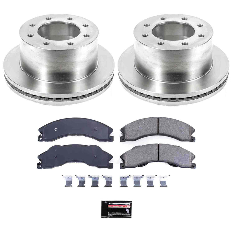 Power Stop KOE5562 Autospecialty - 1-Click Daily Driver Brake Kits (Rear) for 2011-2019 Chevrolet Silverado 3500 HD product image
