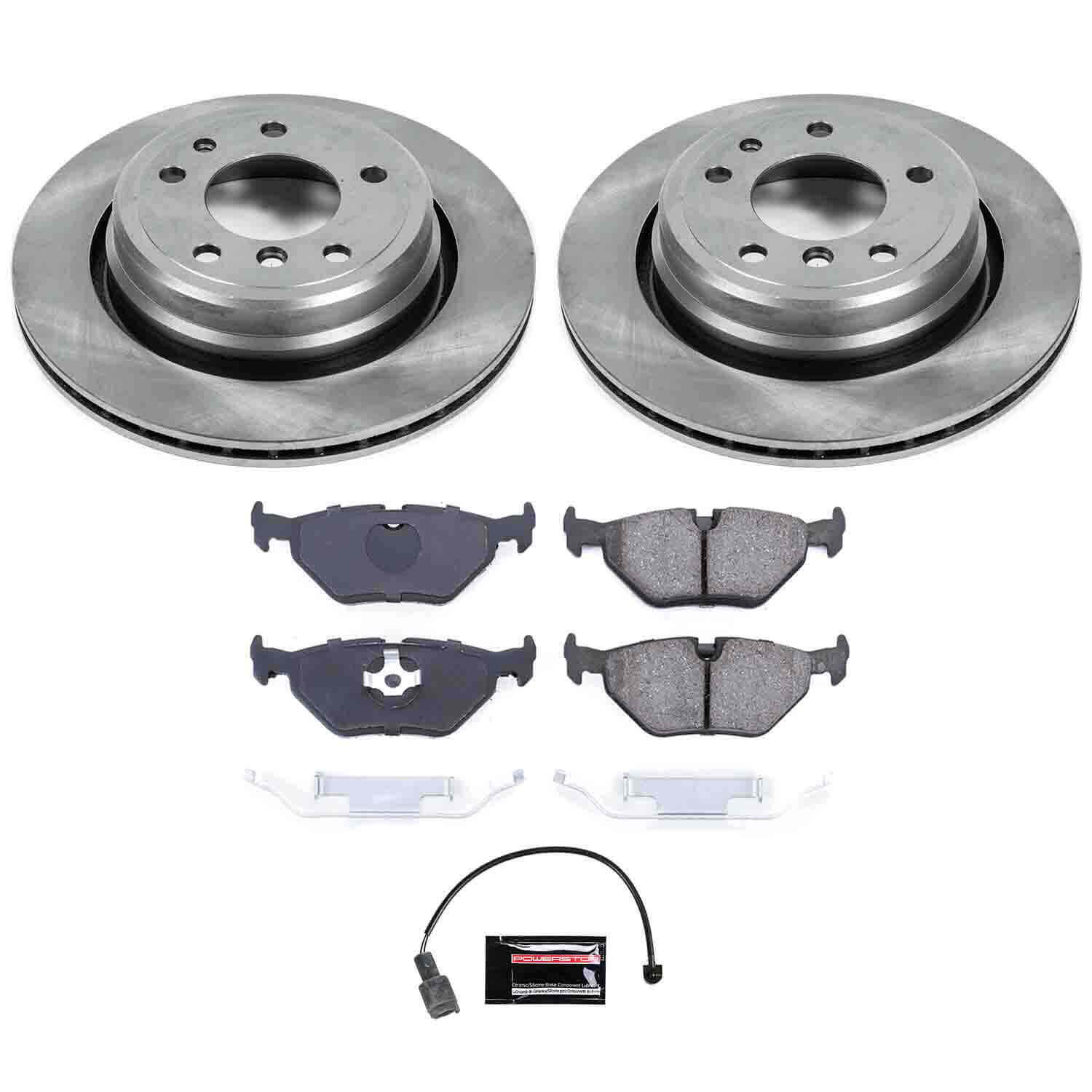 Power Stop KOE557 Autospecialty - 1-Click Daily Driver Brake Kits (Rear) for 1991-1995 BMW 540I product image