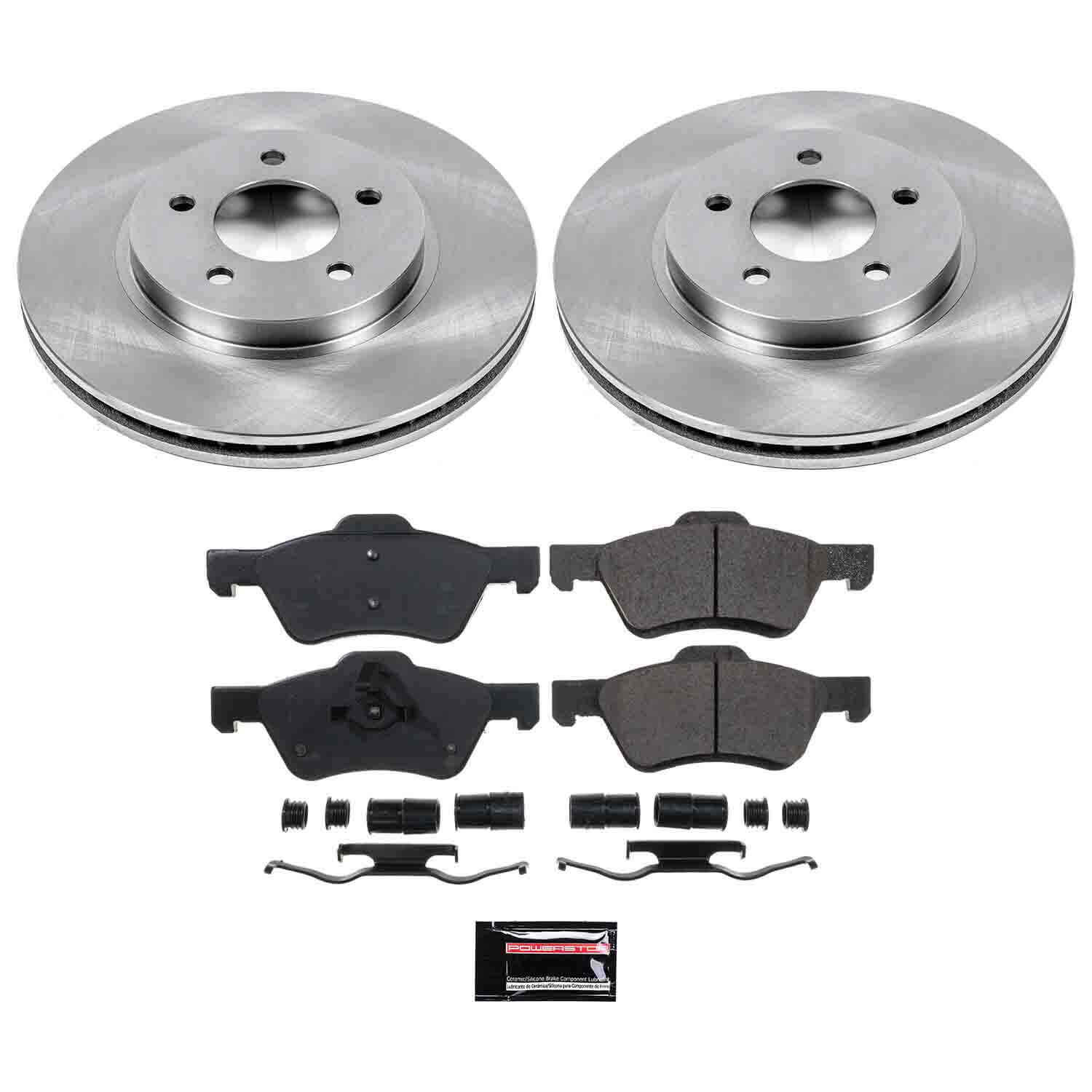 Power Stop KOE5571 Autospecialty - 1-Click Daily Driver Brake Kits (Front) for 2010-2012 Ford Escape product image