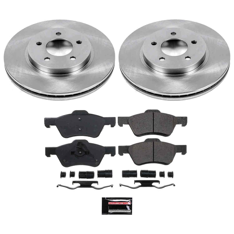 Power Stop KOE5571 Autospecialty - 1-Click Daily Driver Brake Kits (Front) for 2010-2012 Ford Escape product image