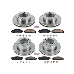 Power Stop KOE5575 Autospecialty - 1-Click Daily Driver Brake Kits (Front And Rear) for 2010-2011 Ford F-250 Super Duty product image