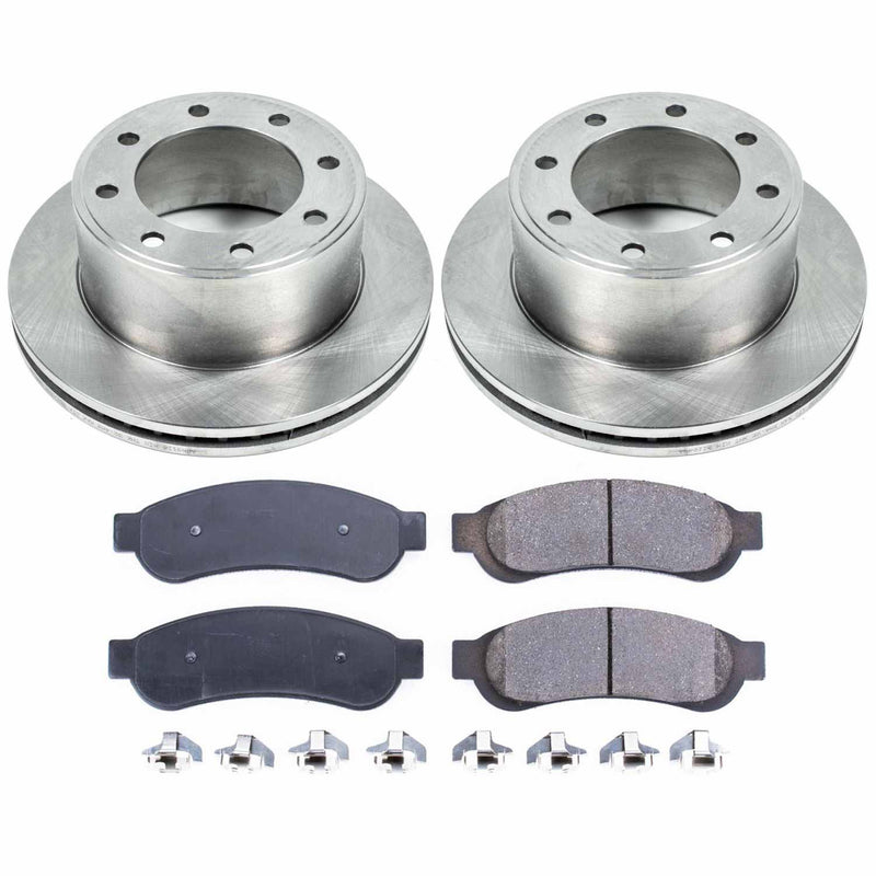 Power Stop KOE5578 Autospecialty - 1-Click Daily Driver Brake Kits (Rear) for 2010-2012 Ford F-250 Super Duty product image