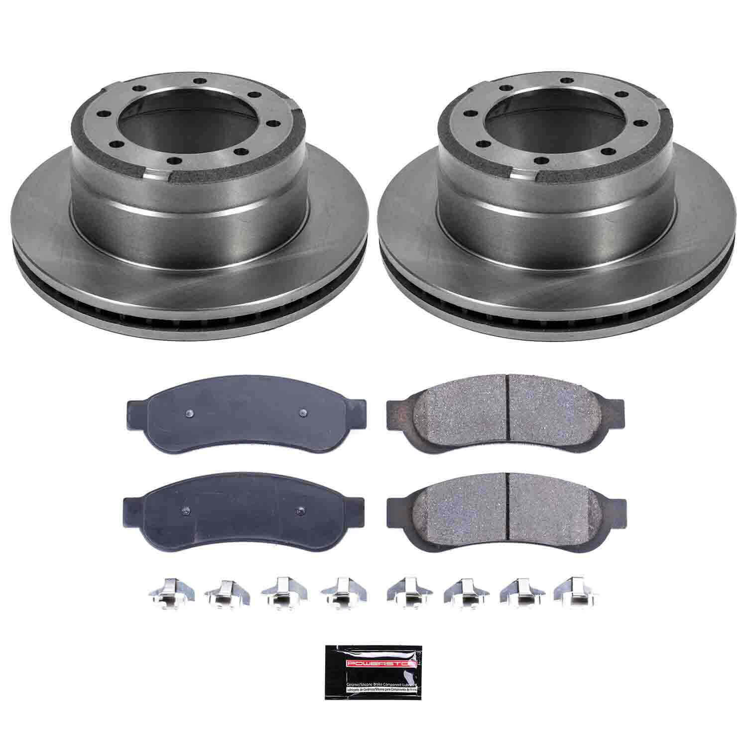 Power Stop KOE5579 Autospecialty - 1-Click Daily Driver Brake Kits (Rear) for 2010-2012 Ford F-350 Super Duty product image