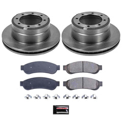 Power Stop KOE5579 Autospecialty - 1-Click Daily Driver Brake Kits (Rear) for 2010-2012 Ford F-350 Super Duty product image