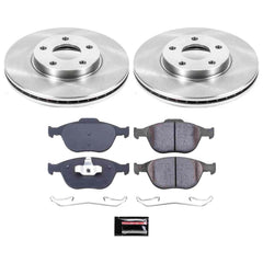 Power Stop KOE5580 Autospecialty - 1-Click Daily Driver Brake Kits (Front) for 2010-2013 Ford Transit Connect product image
