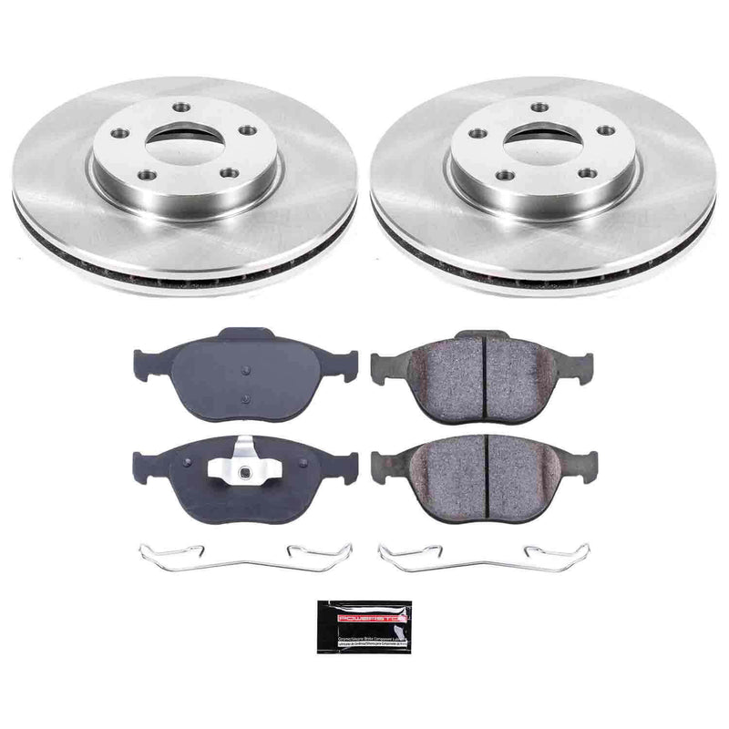 Power Stop KOE5580 Autospecialty - 1-Click Daily Driver Brake Kits (Front) for 2010-2013 Ford Transit Connect product image