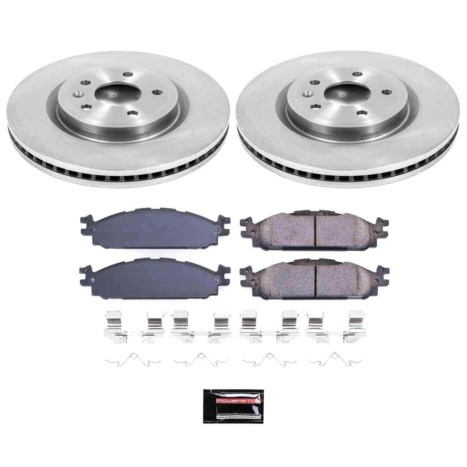 Power Stop KOE5583 Autospecialty - 1-Click Daily Driver Brake Kits (Front) for 2011-2019 Ford Explorer product image
