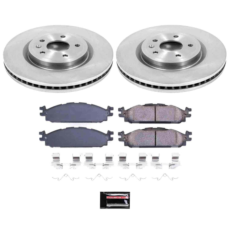 Power Stop KOE5583 Autospecialty - 1-Click Daily Driver Brake Kits (Front) for 2011-2019 Ford Explorer product image