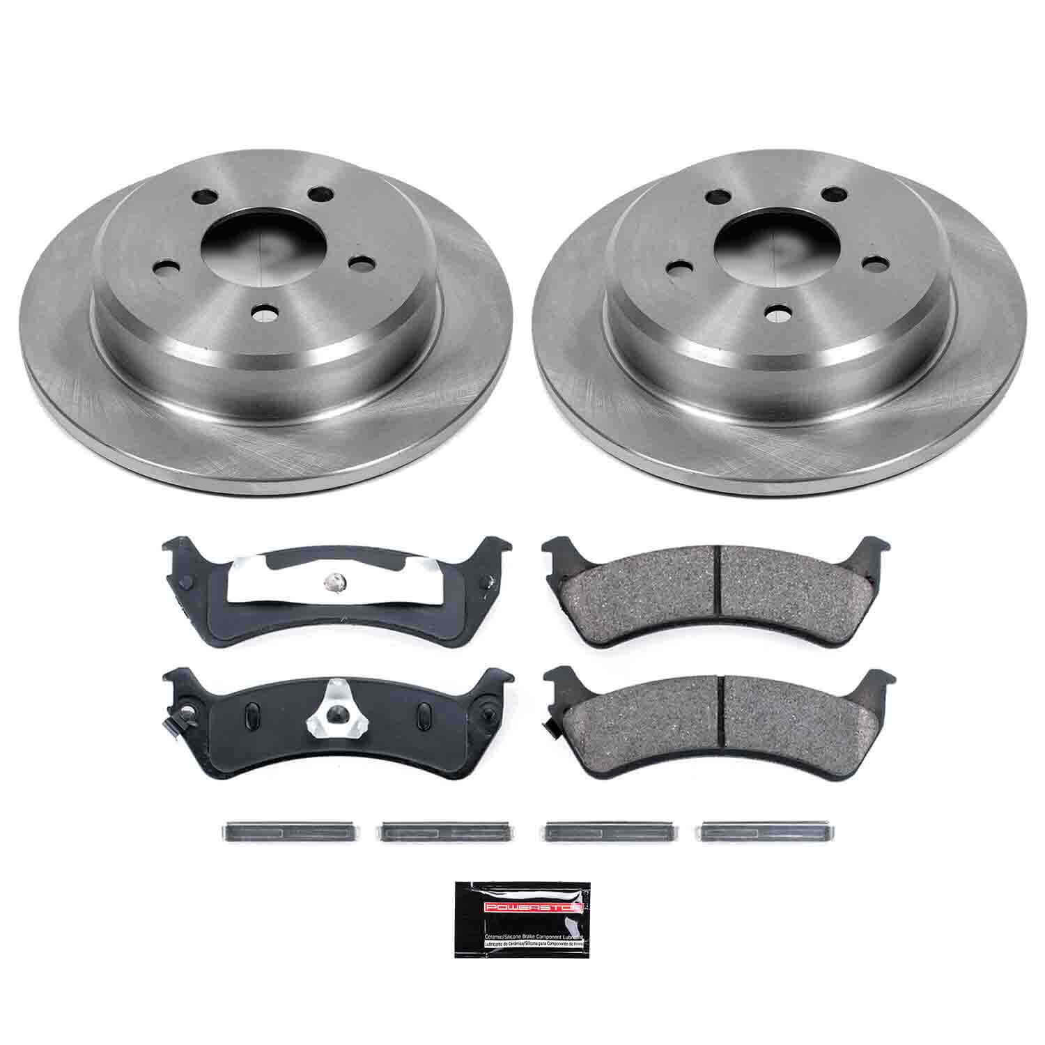 Power Stop KOE5592 Autospecialty - 1-Click Daily Driver Brake Kits (Rear) for 2001-2002 Ford Explorer Sport product image