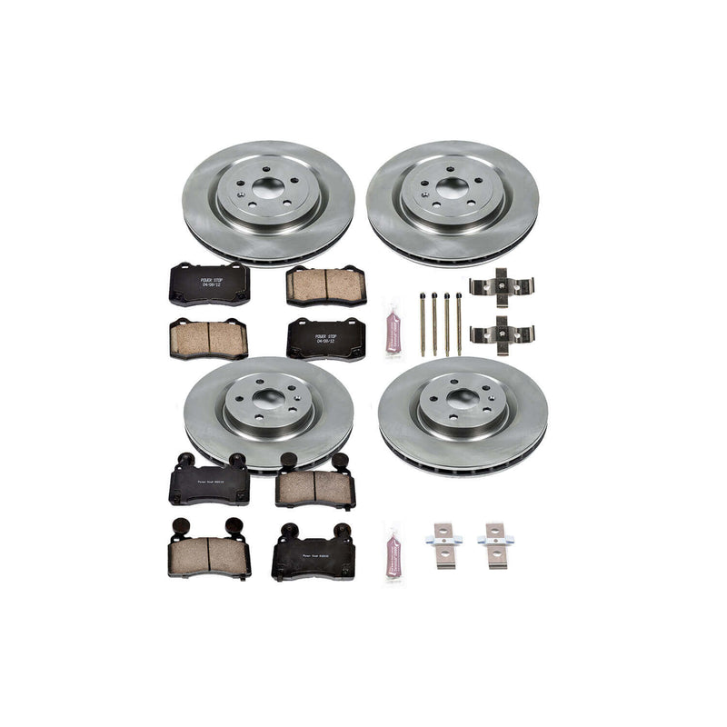 Power Stop KOE5603 Autospecialty - 1-Click Daily Driver Brake Kits (Front And Rear) for 2010-2015 Chevrolet Camaro product image