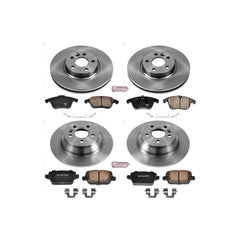 Power Stop KOE5610 Autospecialty 1-Click Daily Driver Front And Rear Brake Kit for 2007-2008 Volvo S80 product image