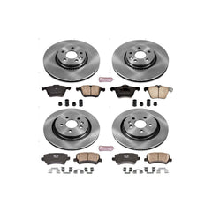 Power Stop KOE5614 Autospecialty 1-Click Daily Driver Front And Rear Brake Kit for 2007-2014 Volvo S60 product image