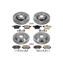 Power Stop KOE5615 Autospecialty 1-Click Daily Driver Front And Rear Brake Kit for 2007-2014 Volvo S60 product image