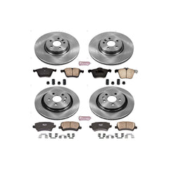 Power Stop KOE5617 Autospecialty 1-Click Daily Driver Front And Rear Brake Kit for 2007-2014 Volvo S60 product image