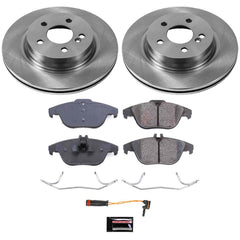 Power Stop KOE5626 Autospecialty 1-Click Daily Driver Plain Rotor Rear Brake Kit for 2008-2017 Mercedes-Benz C250 product image