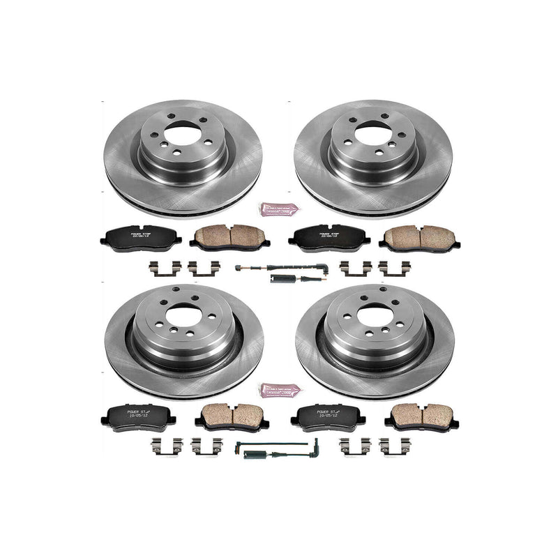 Power Stop KOE5632 Autospecialty 1-Click Daily Driver Front And Rear Brake Kit for 2006-2009 Land Rover Range Rover product image