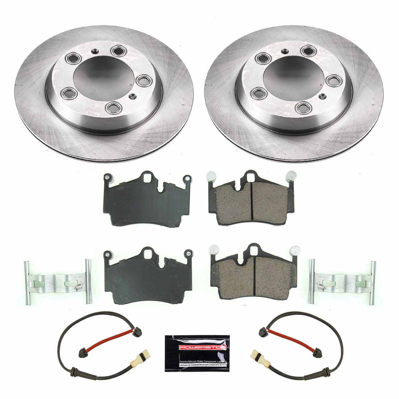 Power Stop KOE5633 Autospecialty 1-Click Daily Driver Rear Pad And Rotor Kit for 2005-2012 Porsche Boxster product image