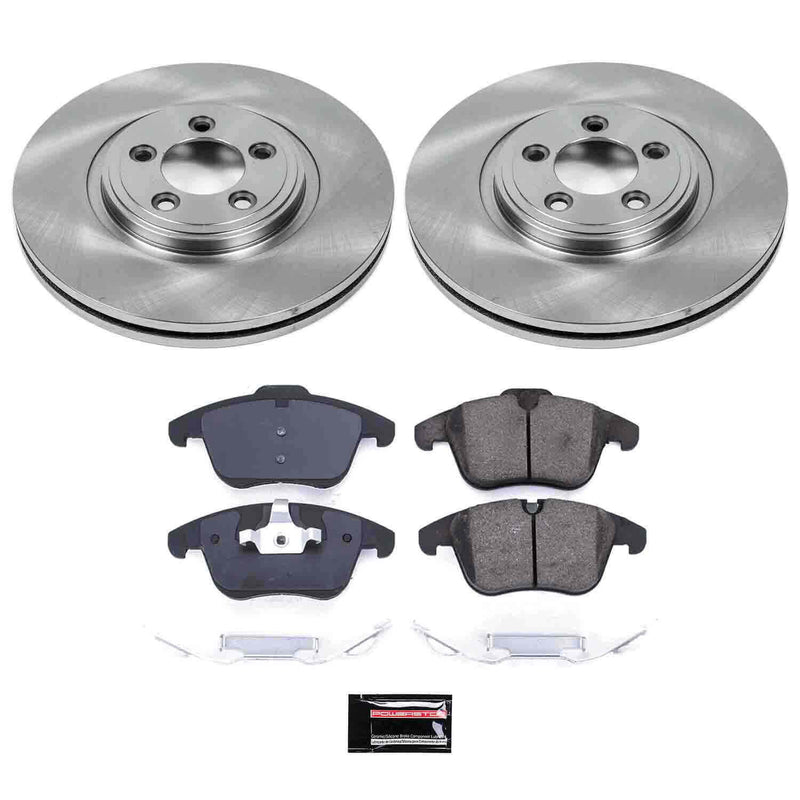 Power Stop KOE5636 Autospecialty - 1-Click Daily Driver Brake Kits (Front) for 2006-2010 Jaguar S-Type product image