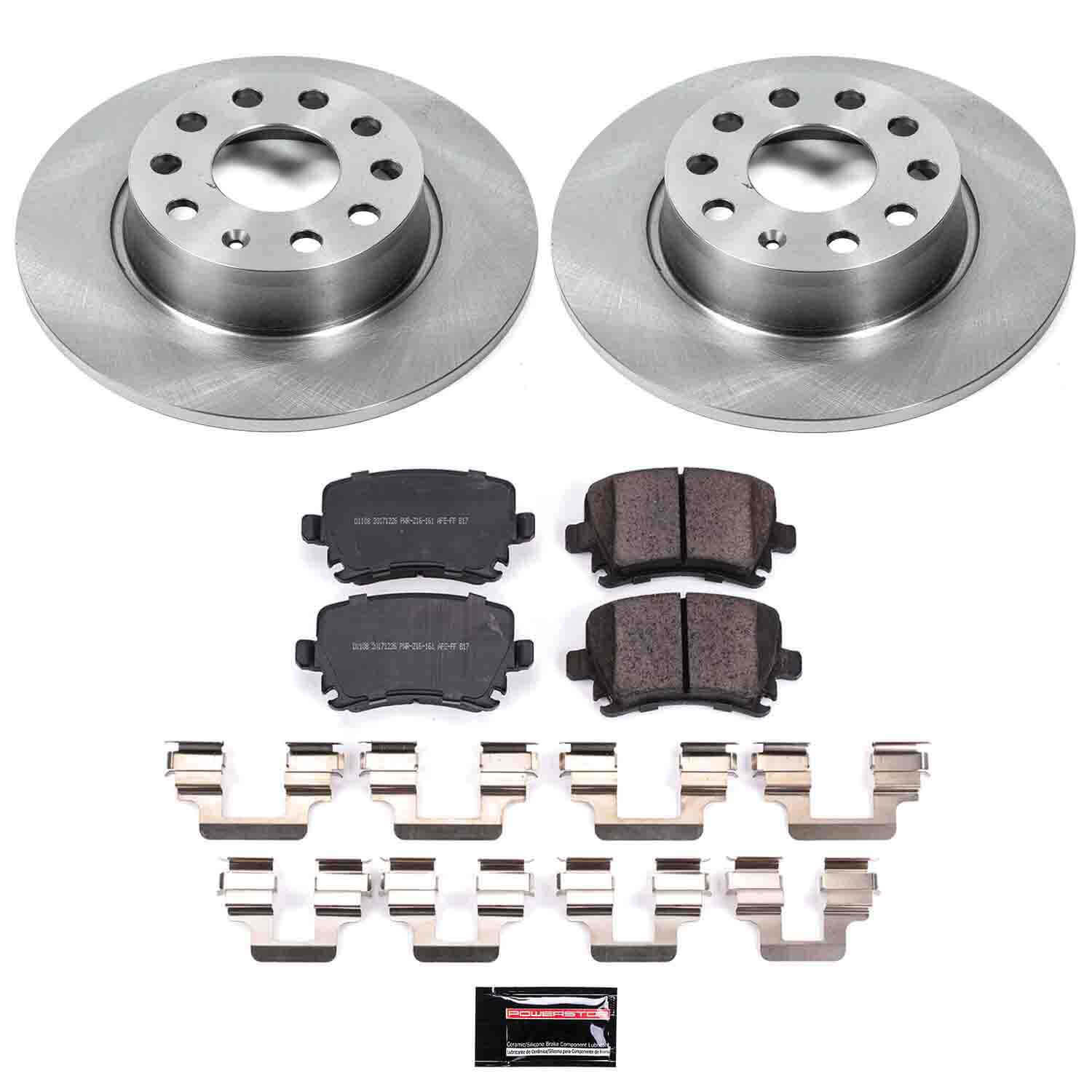 Power Stop KOE5666 Autospecialty - 1-Click Daily Driver Brake Kits (Rear) for 2010 Volkswagen Golf product image