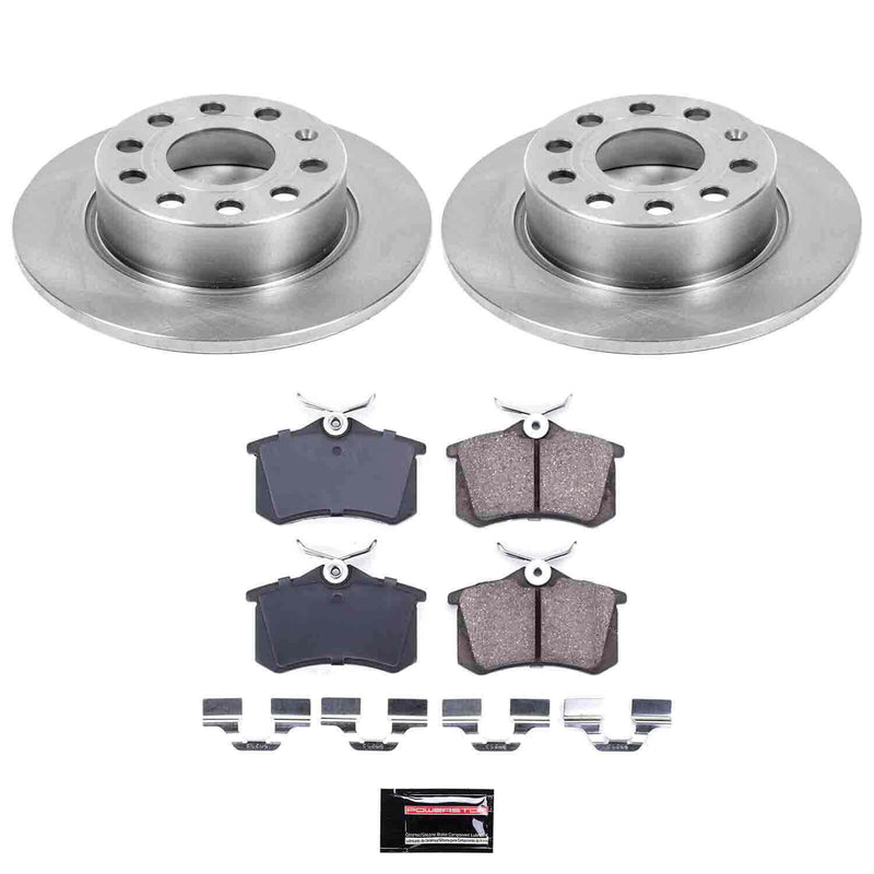 Power Stop KOE5671 Autospecialty - 1-Click Daily Driver Brake Kits (Rear) for 2010-2019 Audi A3 product image