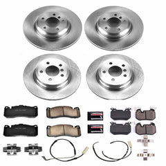 Power Stop KOE5686 Autospecialty 1-Click Daily Driver Front And Rear Brake Kit for 2008-2010 BMW 135I product image