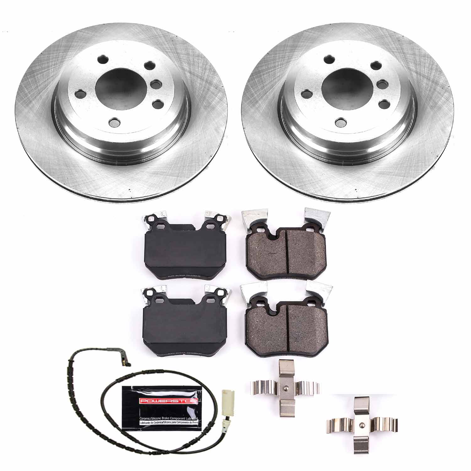 Power Stop KOE5688 Autospecialty 1-Click Daily Driver Rear Brake Kit for 2008-2010 BMW 135I product image