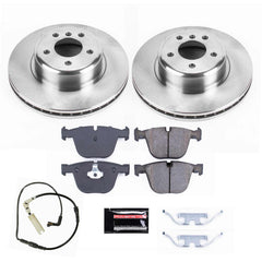 Power Stop KOE5694 Autospecialty 1-Click Daily Driver Plain Rotor Rear Brake Kit for 2013-2015 BMW Activehybrid 7 product image