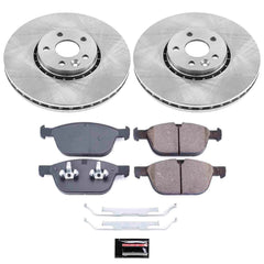 Power Stop KOE5702 Autospecialty 1-Click Daily Driver Plain Rotor Front Brake Kit for 2010-2015 Volvo XC60 product image
