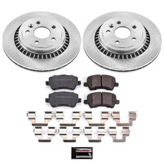 Power Stop KOE5705 Autospecialty 1-Click Daily Driver Plain Rotor Rear Brake Kit for 2010-2017 Volvo XC60 product image