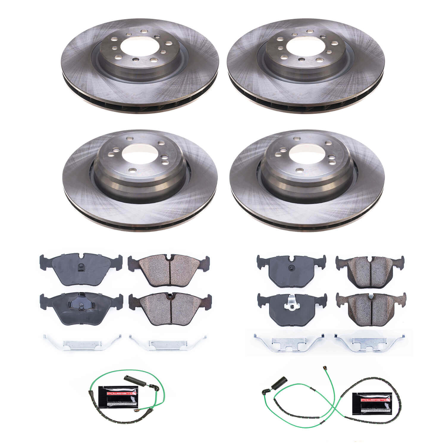 Power Stop KOE5730 Autospecialty 1-Click Daily Driver Front And Rear Pad And Rotor Kit for 2001-2006 BMW M3 product image