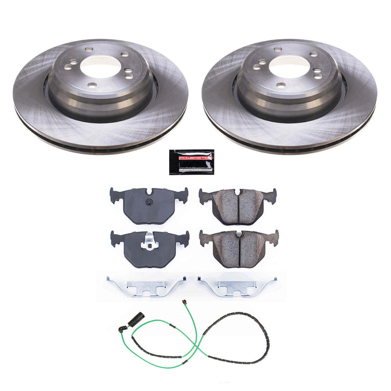Power Stop KOE5732 Autospecialty 1-Click Daily Driver Rear Pad And Rotor Kit for 2001-2006 BMW M3 product image
