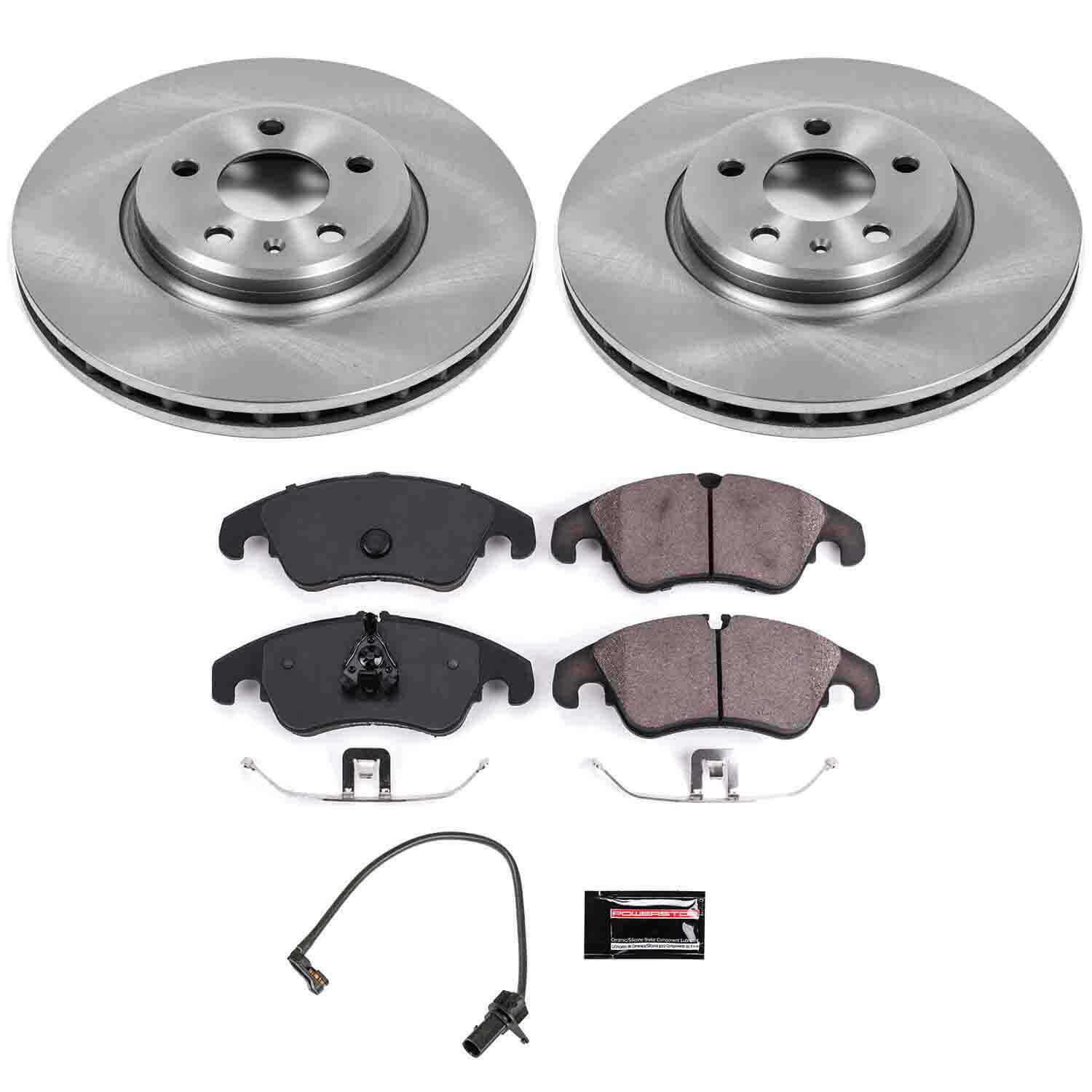 Power Stop KOE5752 Autospecialty - 1-Click Daily Driver Brake Kits (Front) for 2008-2011 Audi A4 product image