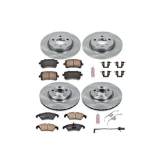 Power Stop KOE5754 Autospecialty - 1-Click Daily Driver Brake Kits (Front And Rear) for 2008-2011 Audi A4 product image
