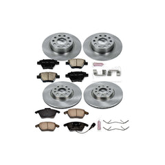 Power Stop KOE5801 Autospecialty - 1-Click Daily Driver Brake Kits (Front And Rear) for 2009-2016 Audi A3 product image