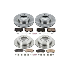 Power Stop KOE5805 Autospecialty - 1-Click Daily Driver Brake Kits (Front And Rear) for 2010-2014 Toyota Fj Cruiser product image