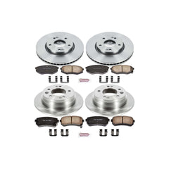 Power Stop KOE5807 Autospecialty - 1-Click Daily Driver Brake Kits (Front And Rear) for 2010-2011 Hyundai Tucson product image