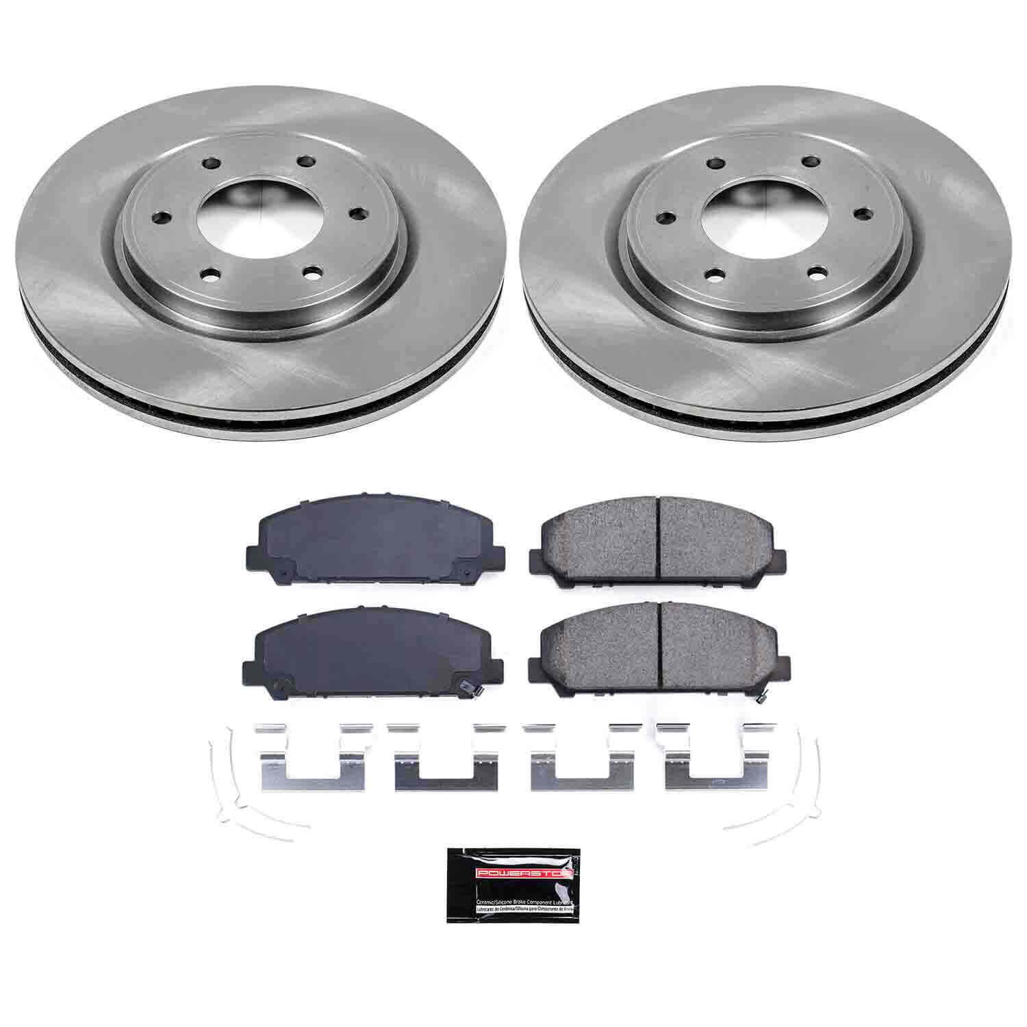 Power Stop KOE5821 Autospecialty - 1-Click Daily Driver Brake Kits (Front) for 2011-2024 Nissan Armada product image