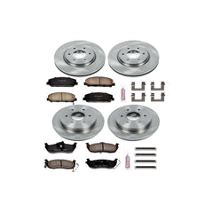 Power Stop KOE5822 Autospecialty - 1-Click Daily Driver Brake Kits (Front And Rear) for 2011-2015 Nissan Armada product image
