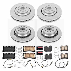 Power Stop KOE5827 Autospecialty 1-Click Daily Driver Front And Rear Brake Kit for 2010-2017 Lexus LS460 Base, L All Wheel Drive product image