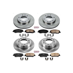 Power Stop KOE5831 Autospecialty 1-Click Daily Driver Front And Rear Brake Kit for 2007-2014 Hyundai Entourage product image