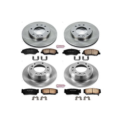 Power Stop KOE5832 Autospecialty 1-Click Daily Driver Front And Rear Brake Kit for 2006-2007 Hyundai Entourage product image