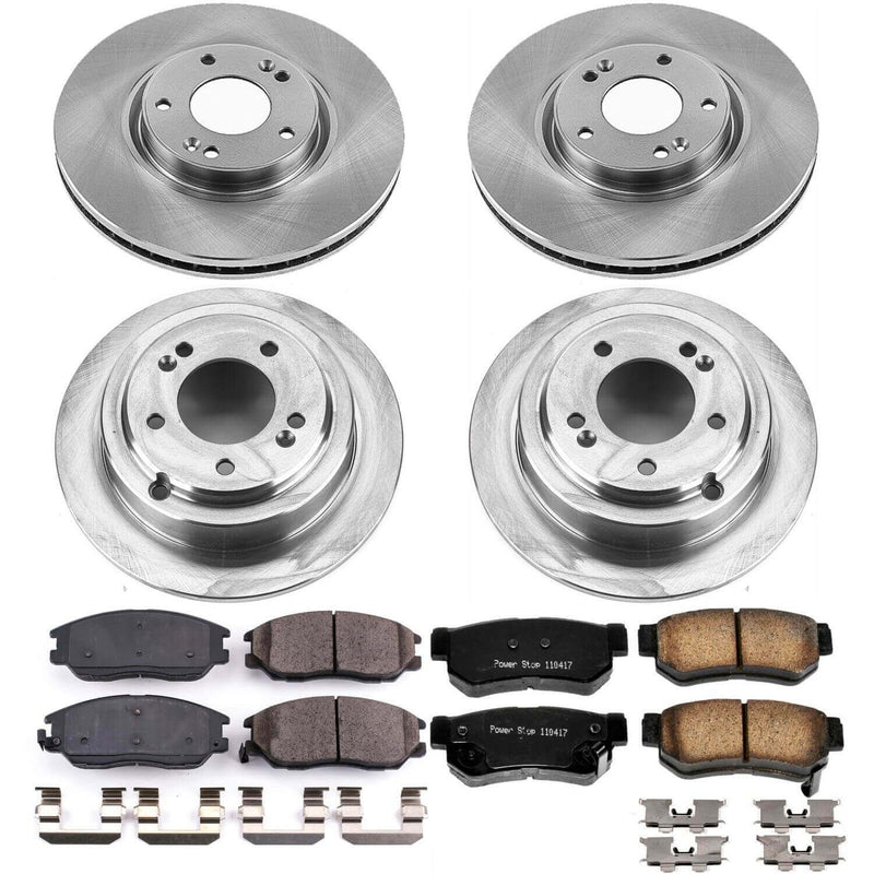 Power Stop KOE5833 Autospecialty 1-Click Daily Driver Front And Rear Brake Kit for 2004-2006 Kia Amanti product image