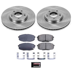 Power Stop KOE5837 Autospecialty - 1-Click Daily Driver Brake Kits (Front) for 2010-2013 Kia Forte product image