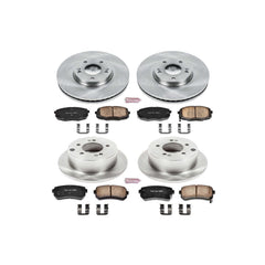 Power Stop KOE5838 Autospecialty - 1-Click Daily Driver Brake Kits (Front And Rear) for 2010-2013 Kia Forte product image