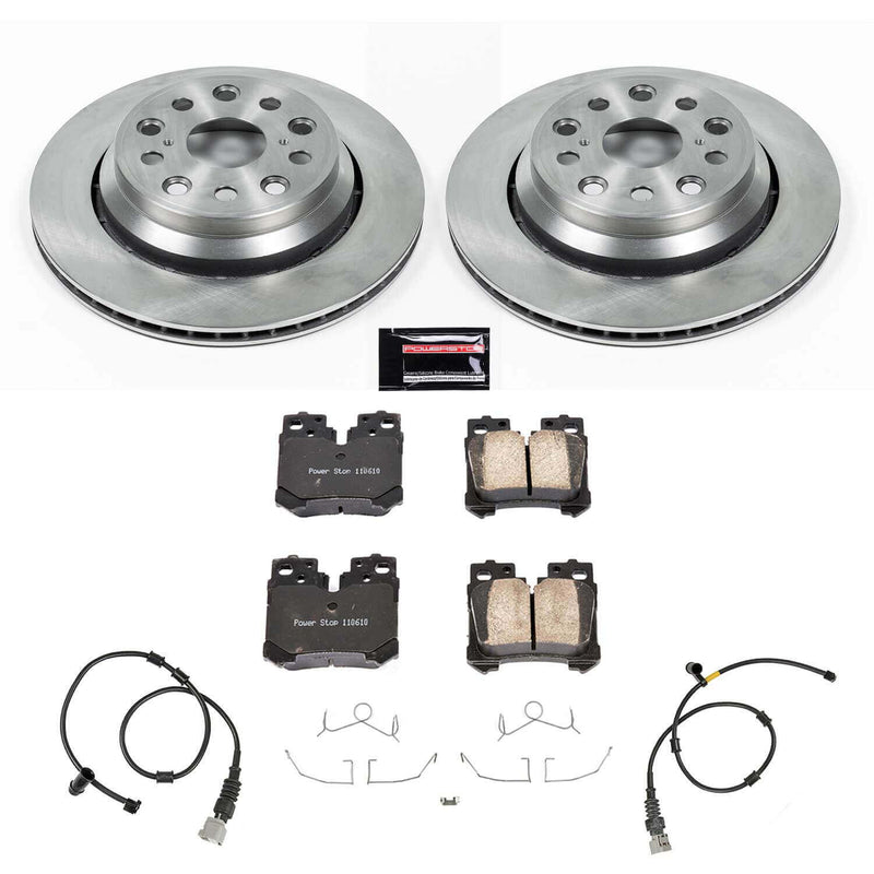 Power Stop KOE5840 Autospecialty 1-Click Daily Driver Rear Brake Kit for 2010-2017 Lexus LS460 Base, L Rear Wheel Drive product image
