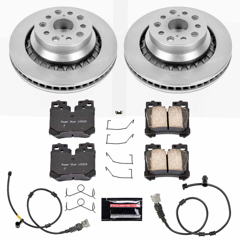 Power Stop KOE5841 Autospecialty 1-Click Daily Driver Rear Brake Kit for 2010-2012 Lexus LS460 Base, L All Wheel Drive, Rear Wheel Drive product image